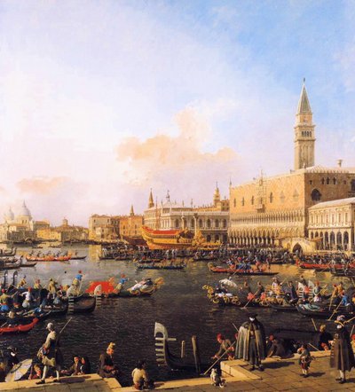 Venice, Bacino di San Marco on Ascension Day by Giovanni Antonio Canal